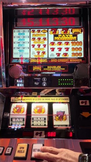 10 Spins to Win on Double Jackpot!#casino #gambling #slots #slotmachine