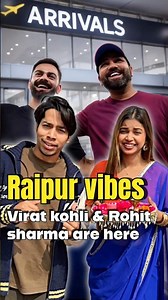 Virat Kohli & Rohit Sharma finally arrive in our Raipur 🥰|| #minivlog #sehar #shorts