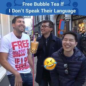 28M views · 313K reactions | Have Bubble Tea If I Can't Speak In Your Language! | Wouter Corduwener Languages | Facebook