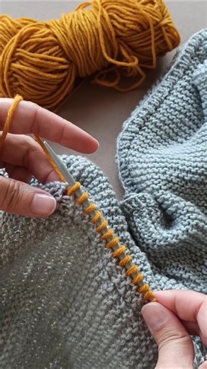 How to Pick Up and Knit Stitches