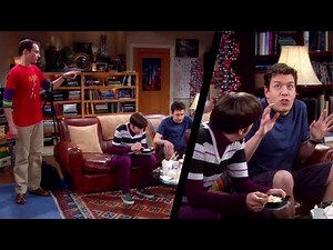 Kripke sits in Sheldon's spot - The Big Bang Theory
