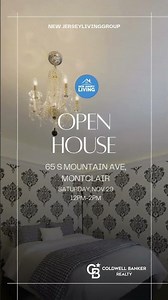 OPEN HOUSE TODAY IN MONTCLAIR!