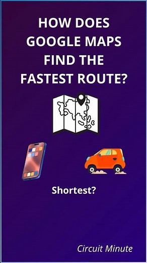 How Does Google Maps Find The Fastest Route? 🗺️🚗
