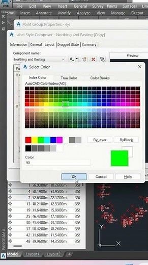 Editar ESTILOS de etiquetas de GRUPO de puntos AutoCAD CIVIL 3D