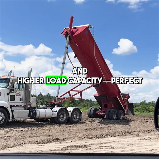 End dump trucks are a top choice for developers who need power, flexibility, and efficiency 🚜. They can handle rough terrain and unload large loads quickly, making them perfect for stockpiling or heavy-duty projects 💪. Unlike belly dumps or Super 10s, end dumps don’t need smooth ground or extra space—they get the job done anywhere 🌍. Whether it’s aggregates, demolition debris, or site prep, these trucks deliver reliability and strength every time. #EndDump #ConstructionLife #HeavyEquipment #T