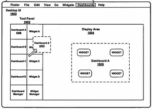Apple filing depicts interactive Dashboard cube interface | AppleInsider