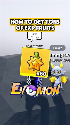 How to get tons of EXP fruits on evomon #evomon