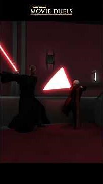 Darth Plagueis vs Palpatine (NPC Battle) #starwars #movieduels