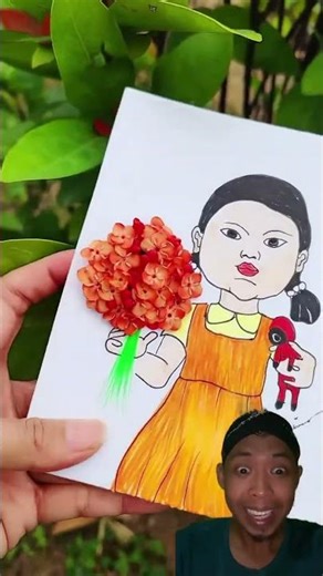 Squid game has flowers