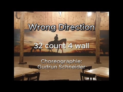 WRONG DIRECTION / LINE DANCE / STEPS (TUTORIAL)