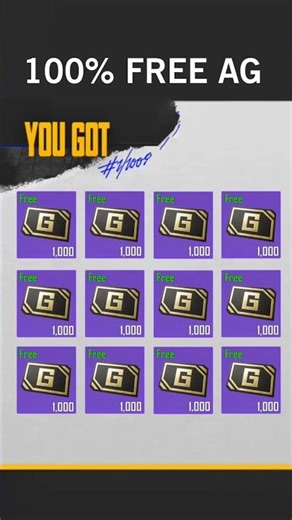Get 100% Free AG Currency 😱