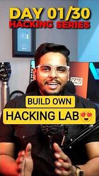 Build a Pro Hacking Lab in Minutes 🧠 | Day 1 of 30 Days Hacking 🔥 #shorts #ytshorts #cybermindspace