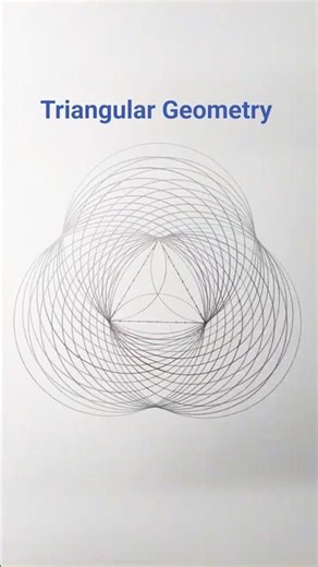 Triangular Geometry: All Steps #geometricdrawing #maths #mathart #geometry #drawing #geometricshape