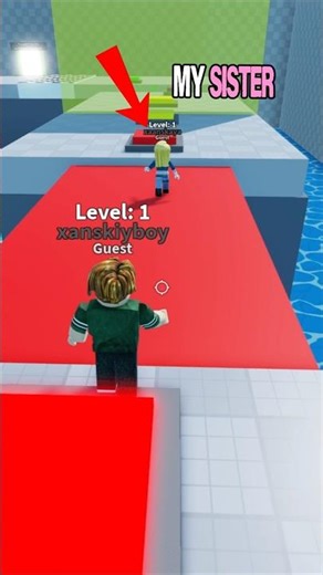 Trool My Sister😂🩷 #roblox