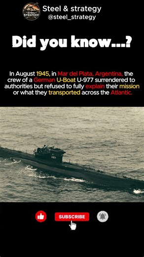 The German U-977 Crew That Surrendered in Argentina and Refused to Explain Their Mission