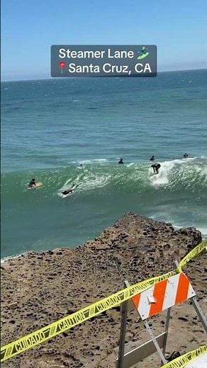 Santa Cruz’s famous surf spot Steamer Lane