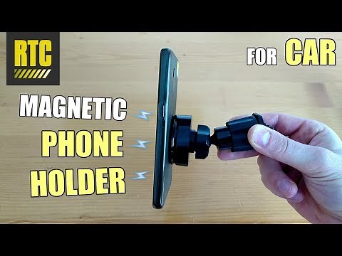 Magnetic Cell Phone Holder with Popsocket Mount for Car Dash Air Vents