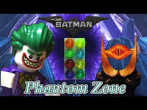 Lego Batman Movie PHYLLIS The Phantom Zone Gatekeeper CUSTOM + SAURON and the Villains