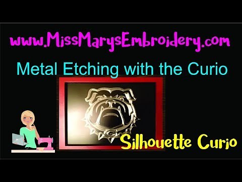 Metal Etching Using Silhouette Curio