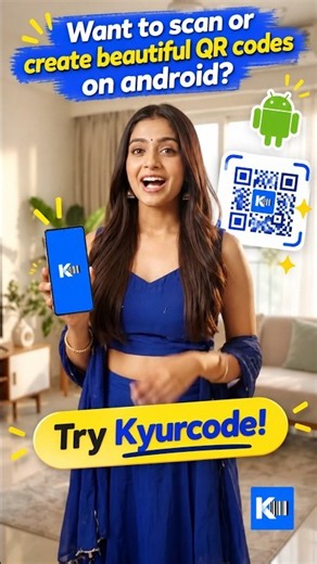 Create QR Code on your mobile phone | Scan QR & Bar codes #android #qrcode #apps #shorts #tech #qr
