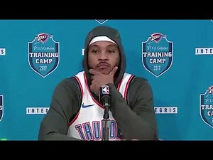 ‘Who Me?’ Carmelo Anthony Reacts to Coming off Bench in OKC