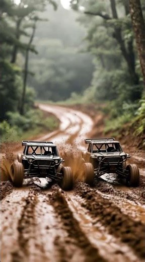 Exciting race on the red road#6