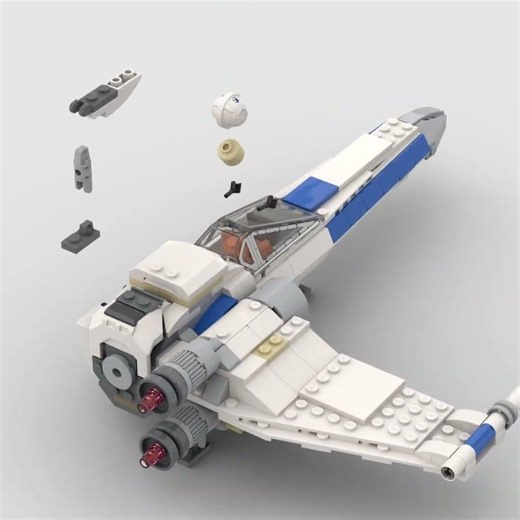 Turn the 75460 X-Wing into a Z-95 Headhunter 🔥 Build Animation