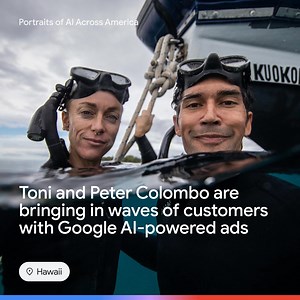 41K views · 232 reactions | Toni and Peter Colombo needed to get creative with promoting their small business, Hawaii Ocean Rafting. Google’s AI-powered Performance Max ad campaigns helped them customize their ads and meet customers’ travel planning needs. | Google | Facebook