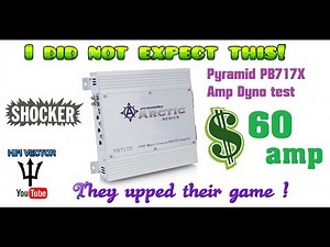 1000 watts Pyramid Amp Dyno PB717X from Amazon better than expected!