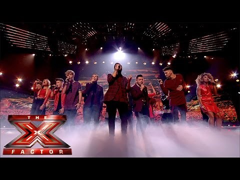 Group Performance of Take That's Never Forget | Live Results Wk 5 | The X Factor UK 2014