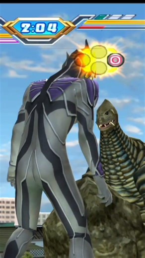 Ultraman legend dilempar batu Redking💥Game Ultraman Fighting Evolution 3#shortvideo
