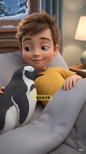 Brave Baby Rescues Baby Penguin 🐧👶