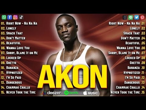 AKON Full Hits Songs Collection Album 💥 AKON Best Songs Playlist | Right now #akon