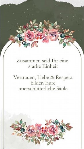 Wünsche zur Hochzeit 👰🤵💒 Schöne Sprüche für den Hochzeitstag