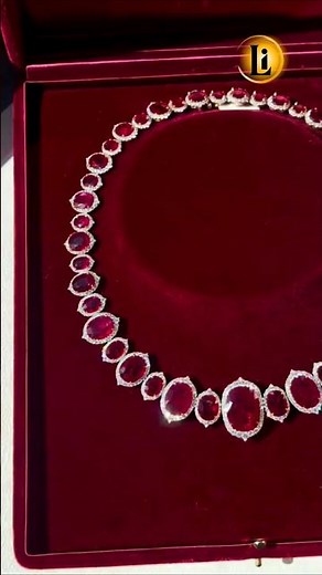 110 Carats of Red Perfection — The Necklace Everyone’s Talking About! 💎🔥