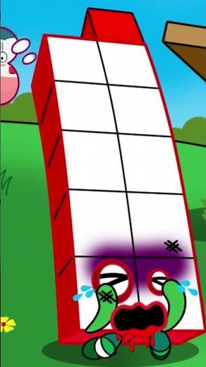 I'm Sorry! Numberblocks 11 cry because her mouth is bleeding #shorts