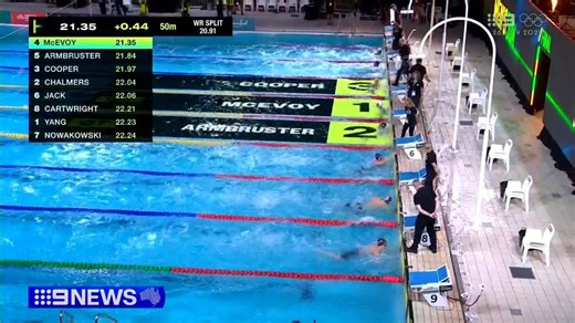 2.2K views · 24 reactions | Kaylee McKewon and Alexa Leary are headlining a host of big names returning to the pool tonight, as history continues to be made at the Australian Swimming Trials. Gold Coast's Cam McEvoy has become Australia's first male swimmer to make four Olympics. #9News | 9 News Gold Coast | Facebook