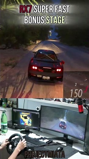 RX-7 Super Fast Bonus Stage 😤💨| Rotary Chaos Unleashed #RX7 #FD3S #RotaryPower #ProjectMiata #CarTok