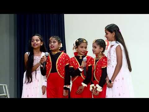 School Annual Day 2025-26. Invocation song by 5th A and B Girls. #song #performance #school
