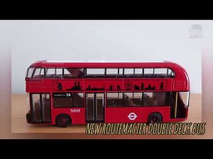 1：76 NEW ROUTEMASTER DOUBLE DECK BUS (RT. 38)