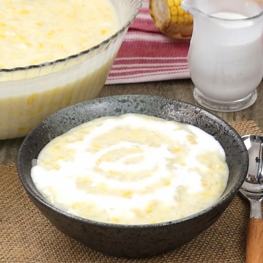 Ginataang Mais is made with glutinous rice, coconut milk, and fresh corn kernels. This Filipino rice pudding is hearty, tasty, and easy to prepare for a midday snack or after-meal dessert. https://www.kawalingpinoy.com/ginataang-mais/ | Kawaling Pinoy Recipe Blog