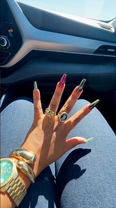 Gel X nails at home 😌