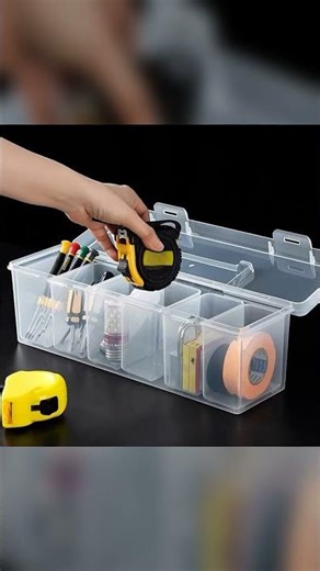 Tool Storage Box Multi-Compartment, Removable Trays, Carry Handle – Universal – AliExpress