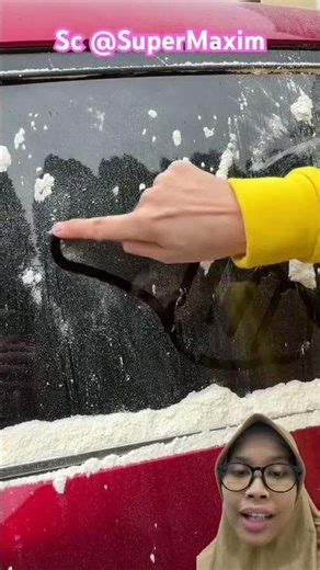 MAKE A LOVE PICTURE ON THE CAR WINDOW❕❕❤️❤️ #automobile #cute #love #saranghe #car