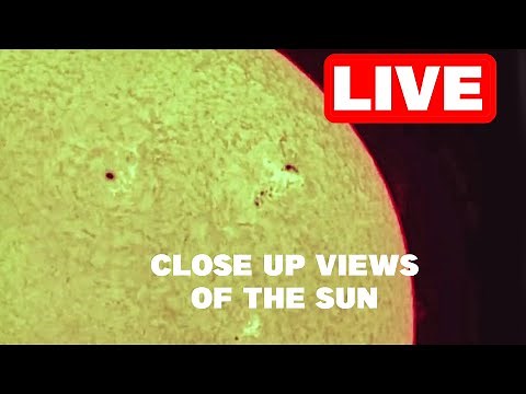 LIVE NOW: Live Close Up Video Of The Sun 29thApril - Backyard Astronomy