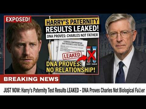 JUST NOW: Harry's Paternity Test Results LEAKED - DNA Proves Charles Not Biological Father