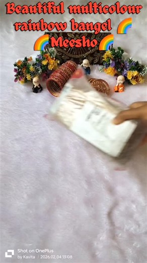 Kavita Singh on Instagram: "Beautiful multicolour bangles from - @meeshoapp @meeshocreatorclub 🫶✨Comment link/pp/dm and get link in your dm 🔗🤗 Frist follow and comment link 🫶✨Go and check out this beautiful bangles before out of stock 🫶 ✨ #meeshobangles #meeshoshopping #banglescollection #bangleslover #meeshofashion"