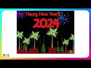 Happy New Year 2024, Scratch Coding Happy New Year