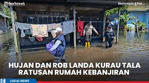 BANJARMASINPOST.CO.ID - Hujan kembali mendera sejumlah wilayah di Kalimantan Selatan (Kalsel), termasuk di Kabupaten Tanahlaut (Tala), Sabtu (3/1/2026) pagi. Hingga menjelang siang, hujan masih berlangsung meski intensitasnya menurun. Namun mendung masih menyelubungi daerah ini. Genangan banjir di sejumlah tempat di Tala pun bertahan dan bahkan cenderung naik menyusul cuaca yang kembali kurang bersahabat. Baca Selengkapnya di: https://banjarmasin.tribunnews.com/kalsel/1344464/ratusan-rumah-warga
