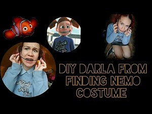 Darla from Finding Nemo DIY Costume, Hair, and Make-up || Halloween || Quirky Tatiana
